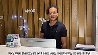 Did You Expect The Hung Black Receptionist To Fuck You So Hard At The Hostel?