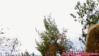 Cuckolded girlfriend throatfucked until cum