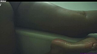 sanktor oiled skinny asian maid masturbates in shower