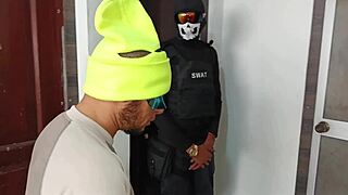 Colombian woman cheats sensually with Cuban man at nightclub, her big tits delicious 😍