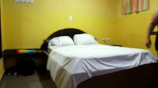 Room service guest fucks the cleaning girl