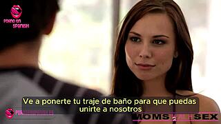 Mother in law teaches teen in threesome group