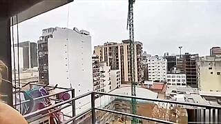 ass to mouth action in wild trio with 18-year-old and her boyfriend 😏 facial fun