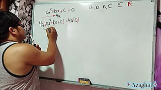 asian student demonstrates erotic equation