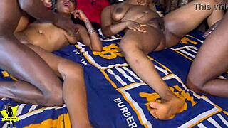 Pato Organized A Juicy Fuck Crusade With Big Ass Ebony Elegance Girls