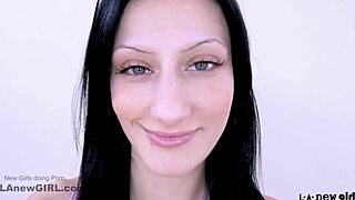 Skinny stunning model fucked audition.