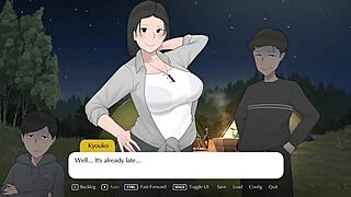 Camping with mom and my annoying friend who wants to rail her - NTRMan Part 1