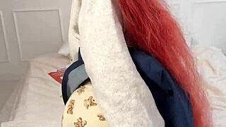 what happens in private punishment with college redhead student in uniform?