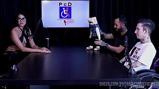 Bia Hot's Saucy Interview Full of Slutty Lingerie Teases and Sheer Red See-Through Action Part 4