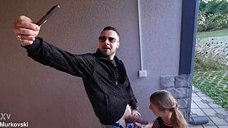 Street Pickup Artist Fucks Basketball Player Outdoors