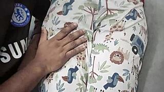 seductive housewife tempts next-door neighbor into passionate dorm room anal and blowjob affair