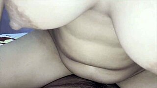 beautiful indian wife big ass boobs bent over fucked hardcore monster bbc creampie atm cum on ass tits