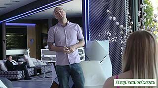 Stepbro Films Stepsis Bent Over Monster Cock Pounding