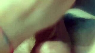 Throbbing cum blasts elivalove mouth in dirty shower party!