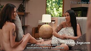 Hot students skip class for lesbian pussy licking scissoring orgy