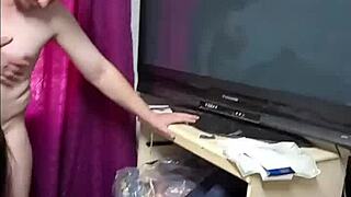 mmm this long teasing blowjob from skinny black slut daddy's girl style