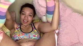 Manaia bends in yoga pose for married man's wet pussy thrust.