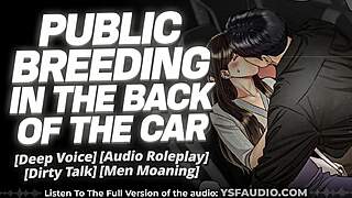 boyfriend breeds me publicly in theater as friend whimpers from dirty talk and moans