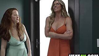 Cory Chase fucks red Eviee as older stepdaughter part one