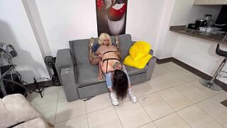 extreme ass blowjob from best friend pushes limits part 1