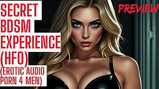 first bdsm time has her creampied in latex leggings with erotic joi handjob instructions