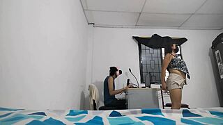 wanna see my busty stepsis dance all lusty in vr while teasing her stepbro's apartment?