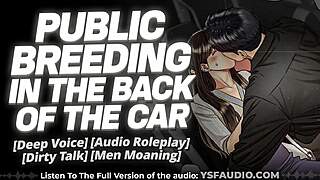 boyfriend breeds me publicly in theater as friend whimpers from dirty talk and moans