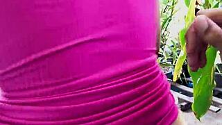 morena big ass flashes dress balcony fucks rough interracial pov 😍🍑💦