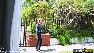 Hustler Tricked into Blonde's Shaved Pussy for Intense Facial Cumshot