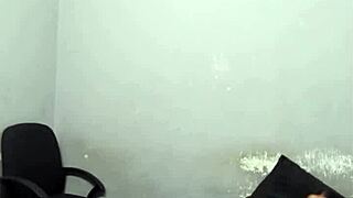 so this petite ebony student spreads her tight pussy while daddy licks and rubs his cock on it