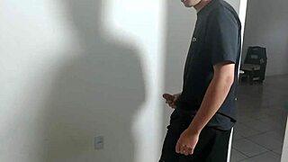 God, godson spies Lene showering then shoves monster cock down her throat!