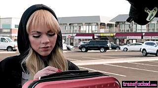 Tranny Kate Zoha ASSFUCKED hard by shemale Korra Del Rio's MONSTER COCK