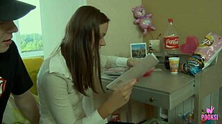 uma just dries off his cock then milo pounds that bimbo pussy hard cowgirl style 🔥💦