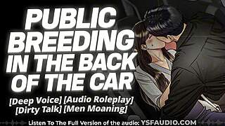 boyfriend breeds me publicly in theater as friend whimpers from dirty talk and moans