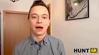 My buddy's ginger girlfriend feels so good bent over!