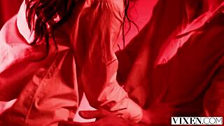 milena ray tempts handsome stranger into steamy passionate hookup