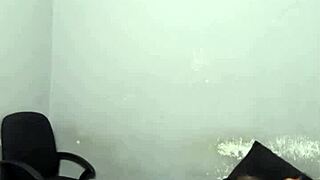 so this petite ebony student spreads her tight pussy while daddy licks and rubs his cock on it