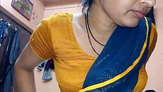 watch this indian hottie bounce ass on stepbro dick in hardcore fuck