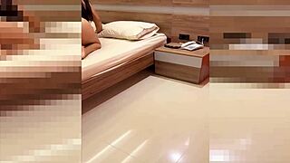 horny milf shakes big ass to seduce stepson before he pounds her tight pussy raw