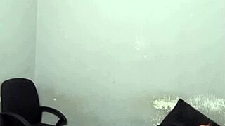 so this petite ebony student spreads her tight pussy while daddy licks and rubs his cock on it