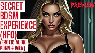 first bdsm time has her creampied in latex leggings with erotic joi handjob instructions