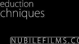 two young blonde lovers dive into first time pussy licking orgasms