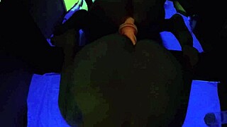 Roxy Sucks Huge Cock While Riding Dildo in Mirror!