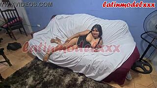 two horny hotwives tease and suck their producer's cock in this steamy preview subscribe now for the full amateur latina cuckold video!