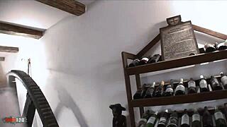 how does sabrina take ian's monster cock deep in her shaved pussy on the pool table?