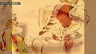 Vintage Cartoon Erotic Scenes With Hairy Retro Beauties