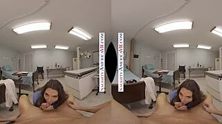 Nolina Nyx Rides Patient's Monster Cock In Naughty Nurse Exam