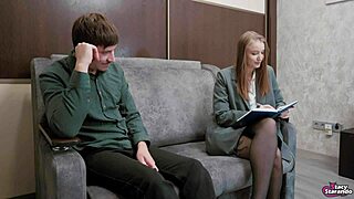 DOCTOR I CAN'T GET HARD SO SEXOLOGIST FUCKS ME RAW WITH CREAMPIE SURPRISE