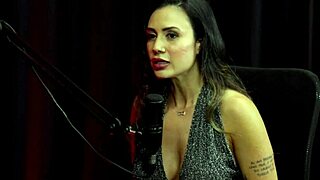 always such a sensual exhibitionist online she grabs every chance in fidelity test Taluane Boom watch on sheer red!!