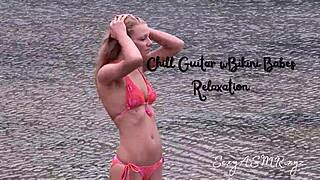 Ever wonder why bikini babes relax so seductively in the country?